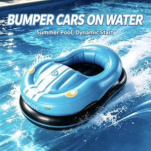 Nouvelle Voiture <span class=keywords><strong>Gonflable</strong></span> Électrique en PVC avec Hélice Aquatique, Jouet Bateau Flottant 1 Ensemble pour Lacs et Piscines - Product Image 1