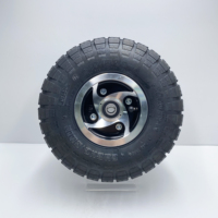 Pneus en caoutchouc remplis de mousse PU anti-crevaison de haute qualité de 11 pouces 4.10/3.50-4 pour fauteuils roulants et scooters de mobilité Aleader/Alleder