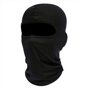Pasamontañas Negro Imitación Animal, Transpirable e Impermeable, Unisex para Adultos, Uso en Exteriores, Poliéster, 54-56CM de Circunferencia de Cabeza - Product Image 1