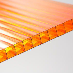 แผ่น<span class=keywords><strong>โพ</strong></span><span class=keywords><strong>ลี</strong></span>คาร์บอเนตแผ่นกลวงพลาสติก<span class=keywords><strong>โพ</strong></span><span class=keywords><strong>ลี</strong></span>คาร์บอเนตแผ่นพลาสติก<span class=keywords><strong>โพ</strong></span><span class=keywords><strong>ลี</strong></span>คาร์บอเนตป้องกันรังสี UV ขนาด8มม. 10มม. - Product Image 1