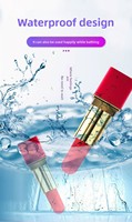 Vibrateur féminin de style rouge à lèvres 10 vitesses à fréquence variable, recharge magnétique USB, vibrations puissantes, produit sexuel transfrontalier le plus vendu