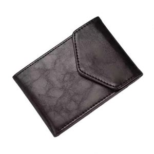 Free Sample vintage short <b>money</b> <b>clip</b> slim men bifold business odm wallet luxury brand - Product Image 1