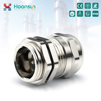 HOONSUN M63 Presse-étoupe en laiton nickelé étanche IP68 pour Wenzhou Zhejiang
