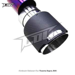 Système d'échappement Catback OEM pour A90 A91 MK4 MK5 avec embout en fibre de carbone pour Toyota Supra J29 3.0T 2020-2024, silencieux d'échappement à soupapes - Product Image 4