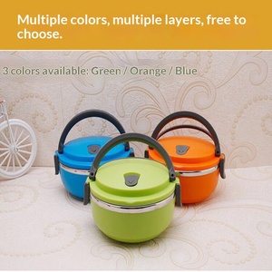 Big Capacity Multi-Layer Stainless Steel Material Eco-Friendly Detachable <strong>Round</strong> Lunch <strong>Box</strong> - Product Image 5