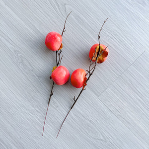 Rama Artificial de Frutas (Caqui y Granada) para Decoración Navideña, de Acción de Gracias, Bodas, Cocina, Oficina y Hogar, Ecológica, 45cm - Product Image 2