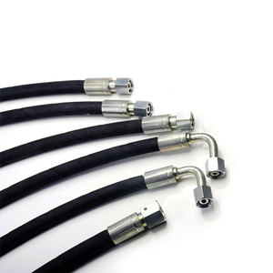 Mangueras Hidráulicas Negras Blince, Mangueras de Aire y Fuego de Goma Flexible con Alambre de Acero, Uso Industrial, Estándar SAE100, Temperatura de -40 °C a +120 °C - Product Image 3