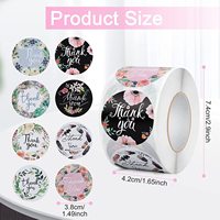 Autocollants en rouleau imperméables personnalisés et étiquettes d'emballage avec impression couleur variée