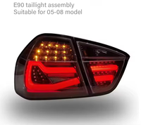 Pièces automobiles SJC Feux arrière pré-LCI pour BMW Série 3 E90 2005-2008 Mise à niveau M3 320i 323i Feux arrière LED Feux arrière