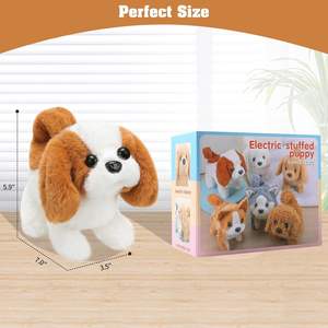 Walking Barking Tail Wagging Animal de peluche <span class=keywords><strong>Saint</strong></span> <span class=keywords><strong>Bernard</strong></span> Toy Puppy Electronic Interactive <span class=keywords><strong>Dog</strong></span> - Product Image 6