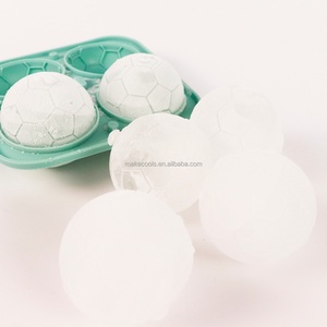 แม่พิมพ์ทำน้ำแข็งซิลิโคนรูปทรงลูกฟุตบอล ปลอดสาร BPA - Product Image 3