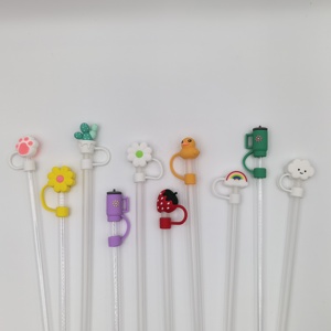 Lot de 8 Pailles en Silicone Sublimables, 4 Couleurs Mixtes, pour Gobelets de 40 OZ, Pailles de 10mm, avec Couvercle Personnalisable, pour Vin - Product Image 3