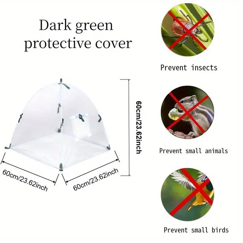 พีอีสีขาว + หมุดยึดพื้น 4 ตัว