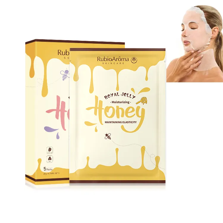 Huati Sifuli RubioAroma Natural Hydrogel Double Chin Line Reducer Tightening V Line Lifting Shaping Face Mask Face Slimming Mask