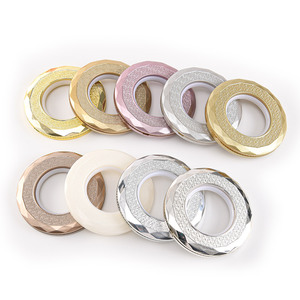 Kim Cương Edged <span class=keywords><strong>Curtain</strong></span> Khoen Nhựa <span class=keywords><strong>Curtain</strong></span> Grommets Dây Giày Nhẫn Cho Rèm Cửa Sổ - Product Image 2