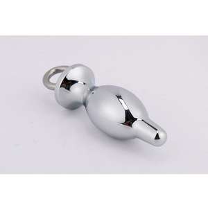 Bouchon anal vaginal en acier inoxydable 304 avec anneau métallique, durable, étanche, jouet sexuel pour le plaisir - Product Image 4