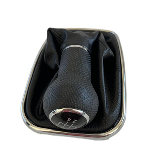 Venta Directa de Fábrica: Palanca de Cambios de Cuero Genuino con Funda para VW <span class=keywords><strong>Golf</strong></span> Jetta Mk4 1999-04 - Product Image 5