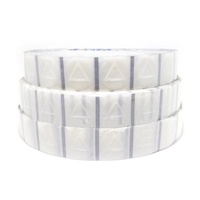 Autocollants tactiles en braille transparents bon marché, étiquettes d'avertissement en vinyle, gaufrage, étiquette d'avertissement triangulaire dangereuse