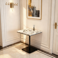 Table de restaurant en marbre durable en gros