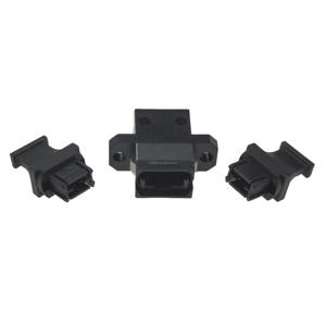 لنا Conec MTP/MPO محول الألياف البصرية شفة مفتاح مفتاح أسود اللون مشبك الفولاذ المقاوم للصدأ مشبك غطاء الغبار واقية ل 4G 5G WiFi - Product Image 6