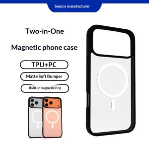 Funda Magnética Dos en Uno para 17 <span class=keywords><strong>Pro</strong></span> <span class=keywords><strong>Max</strong></span>, Diseño Simple, Protección Total Contra Caídas, Reforzada - Product Image 1