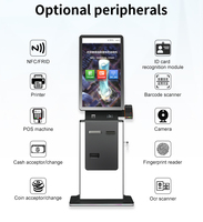Terminal de Pago en Efectivo de Autoservicio de 27/32 Pulgadas, Aceptador de Billetes/Monedas para ATM, Kiosco de Registro en Hoteles, Pantalla Táctil Capacitiva SDK