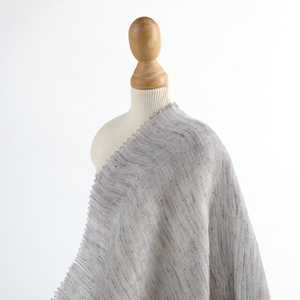 20% linen 80% sợi nhuộm <span class=keywords><strong>viscose</strong></span> pha trộn mềm tùy chỉnh vải cho áo, bông Rayon Linen trong CuộN - Product Image 6