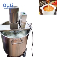 Machine industrielle de transformation alimentaire pour la production de confiture de tomates et de sauce pour hotpot avec réservoir de mélange en acier inoxydable