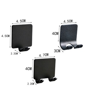 Carefully Selected Punch-free Iron Wall Mounted Modern <b>Coat</b> razor Kitchen Bathroom Plug <b>Hooks</b> Simple <b>Single</b> <b>Hook</b> - Product Image 1