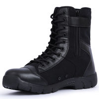 Chaussures de randonnée rétro en plein air pour hommes bottes tactiques désert version coréenne bottes tactiques à semelle épaisse