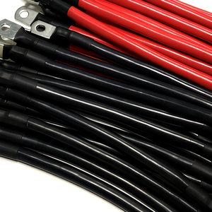 Câble de batterie avec bornes à anneau OT, fils en silicone rouge et noir, câble d'interconnexion de batterie pour camping-car et stockage d'énergie solaire - Product Image 2
