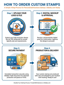 Timbro Fotosensibile Personalizzato 80X105mm in Plastica ABS con 5 Colori di Inchiostro per Ufficio e Azienda Alta Chiarezza Asciugatura Rapida - Product Image 6