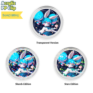 Clip en acrylique PP personnalisé, marchandises d'<span class=keywords><strong>anime</strong></span>, fabrication directe, clip en acrylique PP imprimé sur mesure avec personnage d'<span class=keywords><strong>anime</strong></span> - Product Image 4