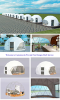Tentes de luxe pour hôtel-resort, dômes de glamping, igloos, tentes de glamping avec salle de bain, yourtes, dômes de glamping