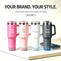 Tumbler Speaker Bluetooth 40oz Populer, Terbuat dari Baja Anti Karat, Dinding Ganda, Vakum Terisolasi, dengan Speaker Terintegrasi