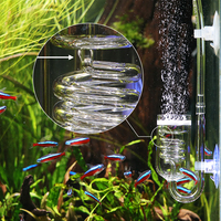 Diffuseur de CO2 pour aquarium UUIDEAR, tube en verre de 5L, compteur de bulles écologique pour poissons et crevettes