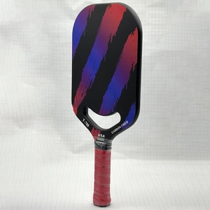 Diseño rojo Air Dynamics Advanced Pickleball Paddle 16mm fibra de carbono panal núcleo termoformado sin marco Edgeless portátil - Product Image 1