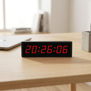 Reloj de Pared Digital LED Portátil GANXIN de 2.3 Pulgadas, Temporizador de Intervalos Multifuncional para Gimnasio y Fitness con Control Remoto y Botón - Product Image 5