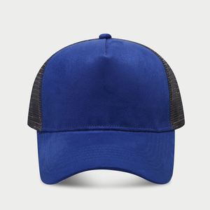Frühling New Outdoor Modische Wildleder Stitching Baseball Einfache und High-End Mesh Cap Atmungsaktive Peaked <span class=keywords><strong>Cat</strong></span> <span class=keywords><strong>Hat</strong></span> - Product Image 6