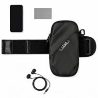 Brassard de sport grande capacité pour téléphone, compatible iPhone et Android, personnalisable avec marque privée, résistant à l'eau, pour la course et la gym