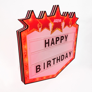Anpassbare LED-Nachrichtentafel mit individuellem Logo für Nachtclub <span class=keywords><strong>VIP</strong></span>-Flaschenservice und Geburtstagsfeiern (<span class=keywords><strong>KT</strong></span>-Stil) - Product Image 4