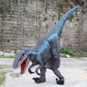 Disfraz de Dinosaurio Raptor Azul de Jurassic World Personalizado de Fábrica 2026, Accesorios Interactivos para Parques - Product Image 4