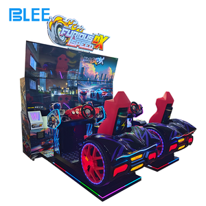 BLEE Simulatore di Corse a Gettoni con Schermo da 55 Pollici, Due Giocatori, Rosso, Velocità Sonica, Best-seller - Product Image 1