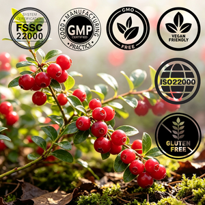 Cápsulas de Extracto de Arándano Vegano de Marca Privada OEM, 120 Unidades, Proantocianidinas, Salud Urinaria, Antioxidante - Product Image 5