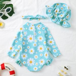 <span class=keywords><strong>Maillot</strong></span> <span class=keywords><strong>de</strong></span> <span class=keywords><strong>bain</strong></span> une pièce à manches longues pour bébé fille, avec chapeau, bandeau, fermeture éclair, <span class=keywords><strong>maillot</strong></span> <span class=keywords><strong>de</strong></span> <span class=keywords><strong>bain</strong></span> <span class=keywords><strong>de</strong></span> plage pour bébé, protection solaire UPF 50 - Product Image 3