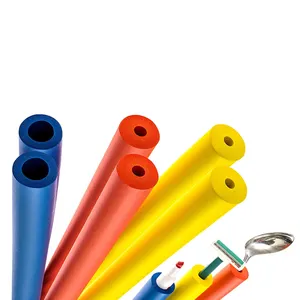 epe foam tube polyethylene rigid foam tube silicone foam tubing