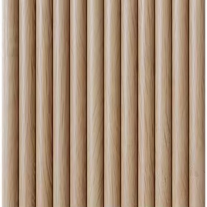 Panneaux muraux intérieurs en bois massif 3D de haute qualité, imperméables, insonorisés, prêts à installer, design minimaliste, modèle de villa 3D - Product Image 1