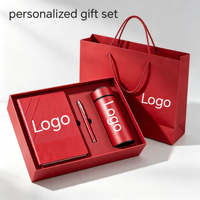 Set de Agenda Corporativa con Logotipo Personalizado, Set de Regalo Empresarial Premium, Paquete para Ejecutivos, Cuaderno A5 de Lujo y Set de Bolígrafos