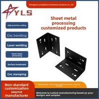Pièce en tôle d'acier inoxydable découpée au laser CNC, fabrication par estampage, support de précision robuste et antirouille pour quincaillerie