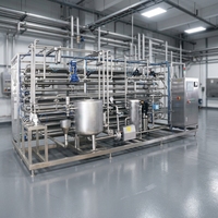 Machine industrielle automatique de fabrication de purée de tomate, ligne de production de sauce tomate en acier inoxydable SUS 304 pour légumes et fruits, taux de jus élevé